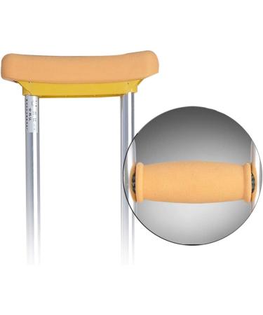 Crutches for Adults Underarm Axillary Crutches with Anti-Vibration Spring Crutch for Adults with Medical Comfortable Cushion 9 Adjustable in Height The Swelling Prevention and a Lucky Star - Buy Online on GoSupps.com