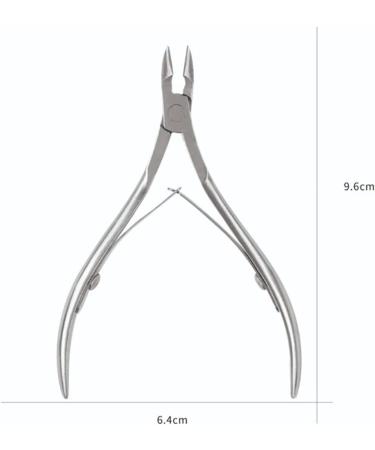 QXSJEDYCH Nail Clippers Professional Stainless Steel Cuticle Nail Nipper Clipper Nail Art Manicure Pedicure Care Trim Plier Cutter Beauty Scissors Tools Nails Silver - Buy Online on GoSupps.com