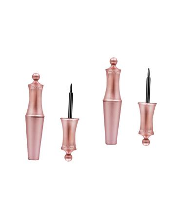 FRCOLOR 4Pcs Liquid Eyeliner 3D Magnetic Eyeliner Clear Magnetic For Eyelashes e Only Black Makeup Golden Black