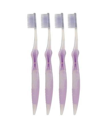 Sofresh Flossing Toothbrush - Adult Size | Your Choice of Color | (4  Purple) by SoFresh