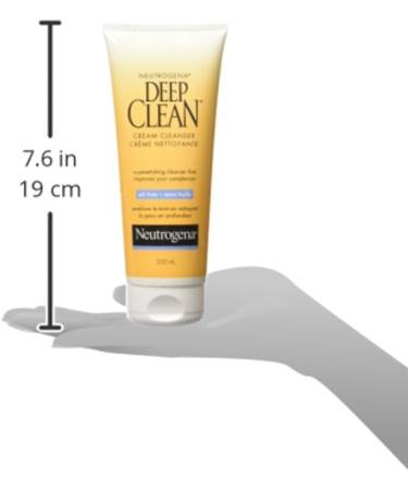 Neutrogena Deep Clean Face Wash Oil Free Cream Facial Cleanser 200 mL Cream Cleanser - Buy Online on GoSupps.com