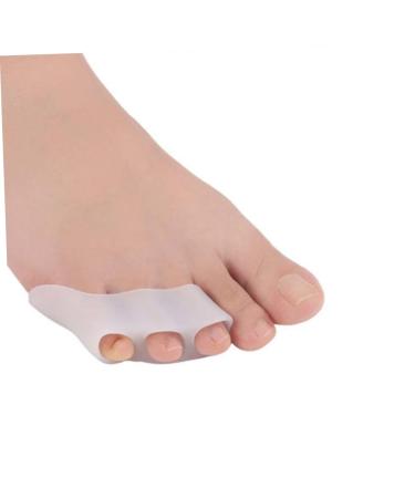 5 Pair Silicone Bunion Spacer Separators for Men and Women - White Toe Stretchers for Bunions Gasket Thumb - Healeved Stretcher - Buy Online on GoSupps.com