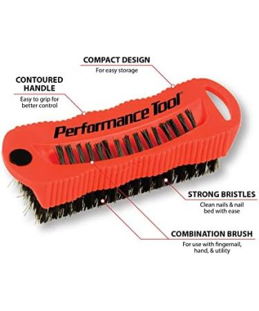 Versatile Scrub Brush with Ergonomic Handle & Disinfectant Dispenser - Deep Clean & Magnetic Pickup for Metal Bits - Buy Online on GoSupps.com