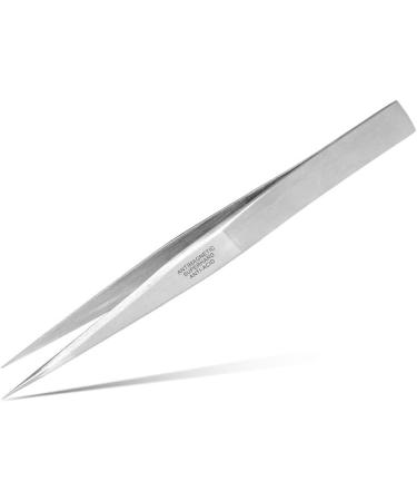Vetus Stainless Steel Non-Magnetic Pointed Tweezers | Professional Eyelash & Eyebrow Tweezers - Swiss Standard ST-16 - Buy Online on GoSupps.com