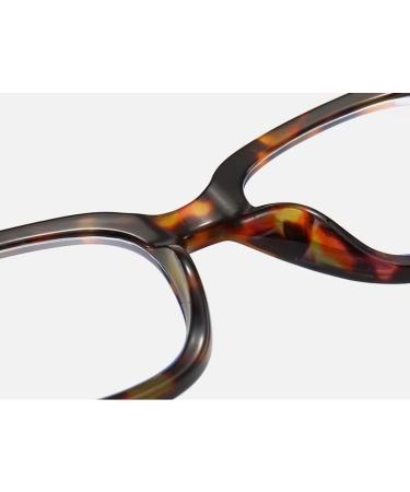 PARWANA Anti Blue Light Reading Glasses +3.00 - Stylish Tortoiseshell Computer Eyewear to Reduce Eyestrain - Buy Online on GoSupps.com