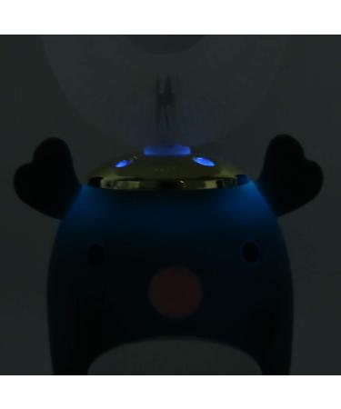 FILFEEL Kids Electric Toothbrush - Sonic Whitening Toothbrush for Children with Blue Light, U-Shaped Silicone Brush Head, IPX7 Waterproof - Green (2-6 Years Old) - Buy Online on GoSupps.com