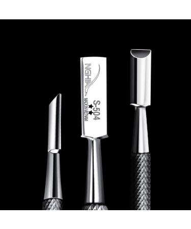 Stainless Steel Nail & Cuticle Care: Precision Toolsfor At-Home Manicures & Pedicures-Expert Silver - Buy Online on GoSupps.com