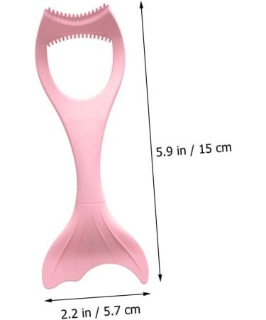 Didiseaon 2pcs Mascara Brush Gel Nail Polish Reusable Eye Stencil Reusable Eyeliner Applicator Pink - Buy Online on GoSupps.com