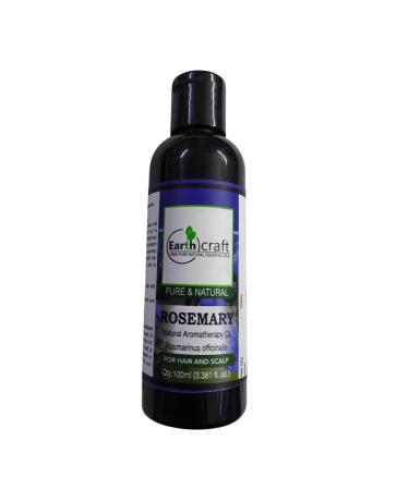 Organic Rosemary Oil for Hair Growth Scalp Skin & Aromatherapy - 100ml | Earth Craft - Buy Online on GoSupps.com