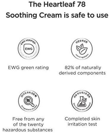 Anua Heartleaf 78% Soothing Cream 100ml / 3.38 fl.oz. I moisturizing soothing the skin panthenol ceramide moisture barrier - Buy Online on GoSupps.com