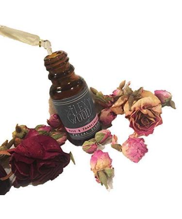 The Ilex Wood - Rose and Frankincense Face Serum - 100% Natural Vegan Moisturising Anti Ageing Wrinkle & Line Reducing Ingredients Cruelty Free Palm Oil Free Plastic Free Handcrafted - 20ml - Buy Online on GoSupps.com