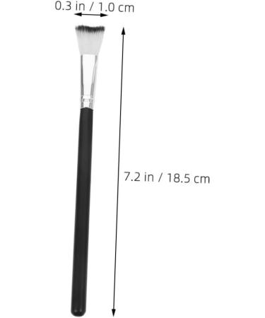 CANIGHT Blush Makeup Brush Nose Contour Brush Black Brush for Nose Makeup Concealer Brush 18.50X1.00X1.00CM Black - Buy Online on GoSupps.com