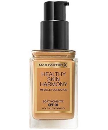 3 x Max Factor Healthy Skin Harmony Miracle Foundation 79 Honey Beige - Buy Online on GoSupps.com