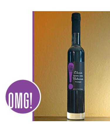 OMG! Oils Gourmet Classic Barrel-Aged Balsamic Vinegar 375ml - Perfect for Dipping, Marinades, Glazing, and Topping - Buy Online on GoSupps.com