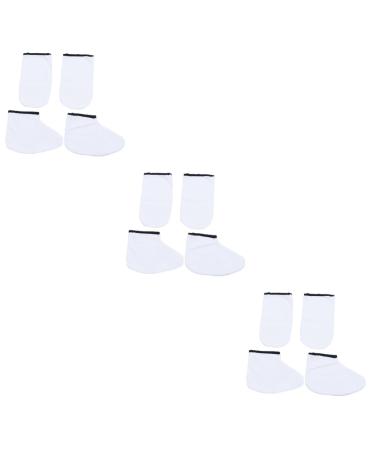 minkissy 6 Pairs Heat Tanning Mitt Paraffin Bath Cloth Gloves Paraffin Wax Bath Gloves & Booties Wax Gloves Thermal Gloves Hand Treatment Cover Thin Section Insulation Cotton