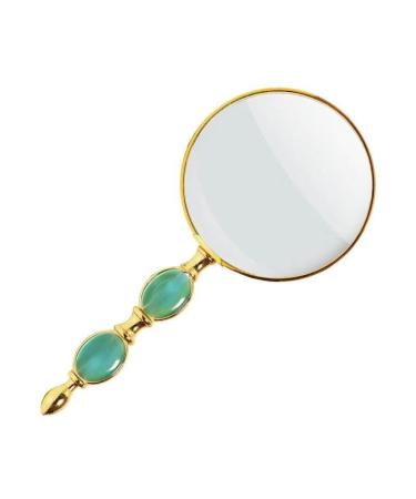 Portable Magnifying Glass high-Definition 10x Magnifying Glass Portable Hand-held Old People Read high-end Books and Newspapers Large Mirror Magnifying Mirror.