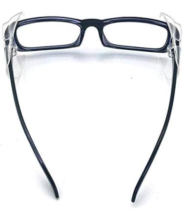ZHOUL 8 Pairs of Transparent Protective Glasses Side Protectors Universal Fit for Enhanced Safety - Buy Online on GoSupps.com