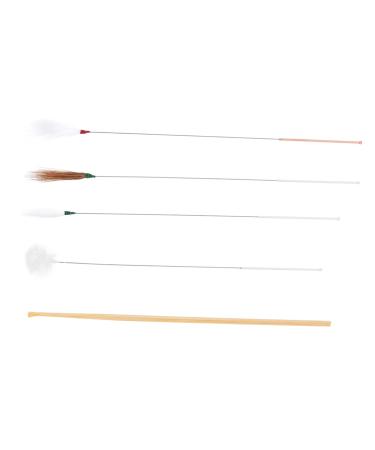 FRCOLOR Multipurpose Ear Cleaning Kit Disposable Ear Tools with Bamboo Plume Materials for Daily Use Travel Wax Removal Accessories for Adults