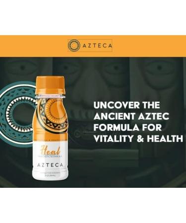 Azteca Botanicals Organic Energy Shot - Boost Performance & Wellness | Natural Energy Shots with Vitamin B12 - Lemon Flavor (6 Pack - Buy Online on GoSupps.com