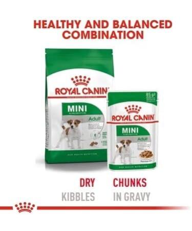 Royal Canin Mini Adult Wet Food Pouches 85g (Pack of 48) Meat 4.08 kg (Pack of 1) - Buy Online on GoSupps.com