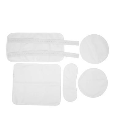 Premium Washable Castor Oil Pack - Waterproof Double Layer Elastic Band for Body Relief (White) - Buy Online on GoSupps.com