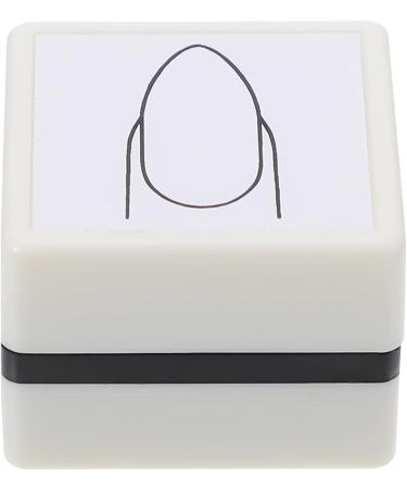 Nail Practice Stamp Nail Stamper Nail Art Practice Stamp-pad Nail Art Practice Supply Hand Painted Practice Stamper Painting Practicing Stamper White Nail Supplies Manicure Plastic White 2 - Buy Online on GoSupps.com