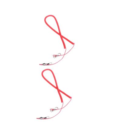 HANABASS 2 Pcs 10 Bird Leash Rabbit Leash Bird Harness Chicken Harness Bunny Leash Cockatiel Parrot Leash Size 4x2pcs As Shownx2pcs