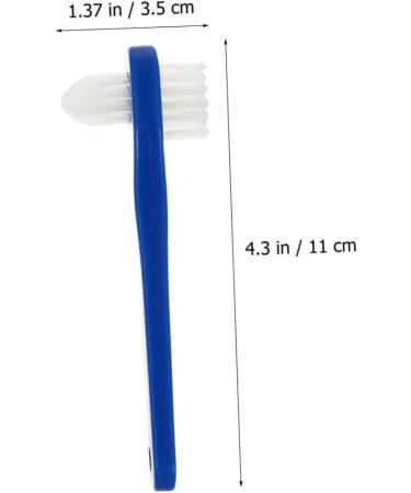 Beavorty Double-Headed Toothbrush Set - 4 Pieces for Denture & False Teeth Cleaning | Best Home Care Tool - Buy Online on GoSupps.com