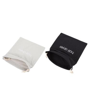 FRCOLOR 10 Pcs Hair Dryer Storage Bag Travel Bags for Suitcase Blowdryer Gym Cosmetic Bags Universal Bracket 33x30x0.5cmx5pcs Assorted Colorx5pcs