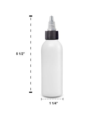 Buy ljdeals 2 oz Plastic Bottles with Twist Top Caps - Refillable Reusable Perfect for Essential Oils Hair Color Travel Size - 8 Pack Made in USA - Buy Online on GoSupps.com