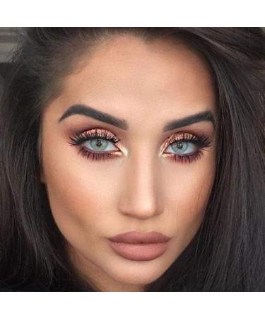 Aqua Blue Colored Contact Lenses - 2-Pack Without Strength | Comfortable for All Eye Colors - Includes Storage Box - Buy Online on GoSupps.com