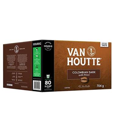 Van Houtte Colombian Dark Coffee K-Cup Pods Pack of 80