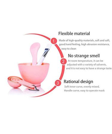 OUGEER Facial Skin Care Mask Mixing Bowl Set - DIY Mask Bowl with Stick, Brush, and Spoon for Homemade Masks - Buy Online on GoSupps.com