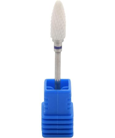 FYOBOT White Ceramic Flame Bit for Hard Gel & Acrylic Nail Art Electric Manicure Drill BT005-M - Buy Online on GoSupps.com