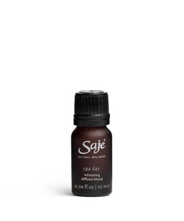 Saje Spa Day Essential Oils for Diffuser Aromatherapy Oils Therapeutic Grade Pure Essential Oils Plant Therapy Breathe Essential Oil Blend 100% Natural (0.34 fl oz)