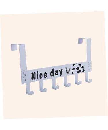 Cabilock Over Door Clothes Hanger Rack Hat Rack Coat Hook Racks Storage Rack Door Hook Door Frame Indoor medium White - Buy Online on GoSupps.com