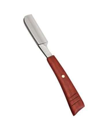 Beaupretty razor wood straight razor wood razor manual rapid razor H Lzernner Cutthroat razor wooden handle straight razor red sandalwood old-fashioned shaving man