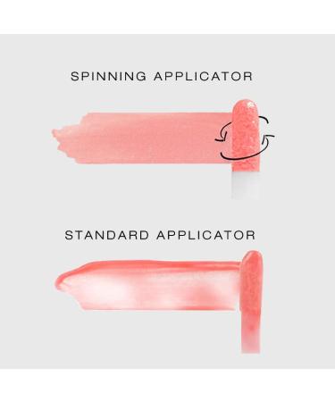 Woosh Beauty Spin-On Lip Gloss Glam Peach - Vegan & Non-Sticky with Shea Butter for Moisturized Lips - Buy Online on GoSupps.com