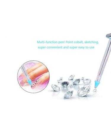 Senmubery Multifunctional Nail Tip Pen - Diamond Rhinestone Painting & Embroidery Tool for Creative Nail Art | International Shipping Available - Buy Online on GoSupps.com