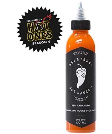 Heartbeat Hot Sauce - Mixed 4-Pack (4 Flavours: 1 x Pineapple Habanero 1 x Red Habanero 1 x Green Jalapeno 1 x Blueberry Habanero) Habanero 177 ml (Pack of 4) - Buy Online on GoSupps.com