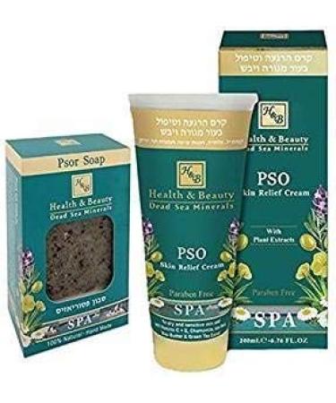 Dead Sea Minerals Anti Psoriasis set - Psor Soap + Pso skin Relief Cream