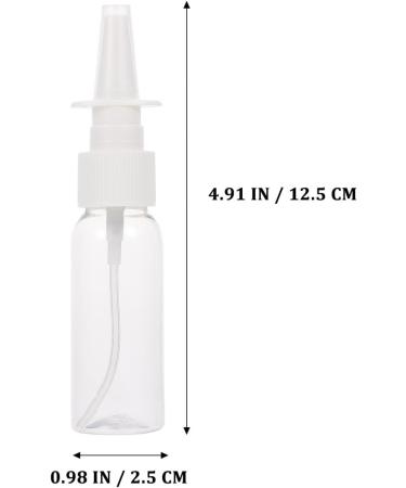 Uonlytech 8-Pack 30ml Empty Nasal Spray Bottles - Refillable Travel Spray Bottles for Small Noses - Buy Online on GoSupps.com