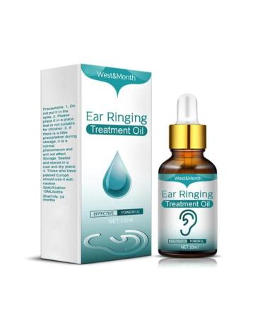 10ml Tinnitus Oil Effective Herbs Tinnitus Ear Drops Anti-allergy Ear Ringing Treatment Oil Relieving Hiss Tinnitus Ear Liquid (Color: 10ML)
