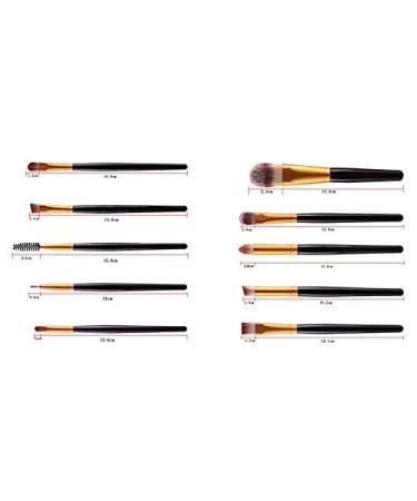 Demarkt 20-Piece Makeup Brush Set | Pink & Gold Makeup Brushes for Eyeshadow & Face | Professional Cosmetics Brush Set with Etui & Tweezers - Buy Online on GoSupps.com