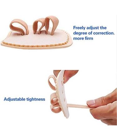 Paris Big Toes Ballenzeh Protector Pads - Thumb Toe Straightener & Separator for Crooked Toes Hammer Toe Pain Relief & Hallux Valgus Correction - Buy Online on GoSupps.com