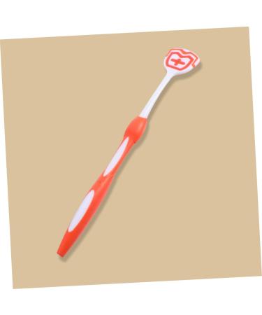 Frcolor 2-Count Tongue Cleaning Brush Tool for Adults - Effective Tongue Scraper & Oral Care - Nanoplastic Design Blue & Orange - 19.5x3x0.6cm - Ideal for At-Home Use - Buy Online on GoSupps.com