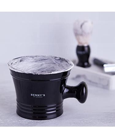 BENNY'S Shaving Brush & Bowl Gift Set - Luxury Quality Men's Grooming Kit for Travel - Ideal Men's Gift Idea - Buy Online on GoSupps.com