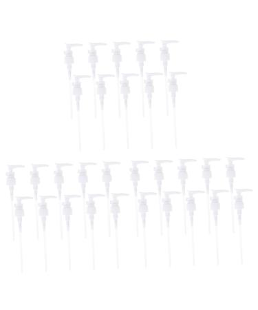 STOBAZA 45 Pcs Bottle Dispenser Lotion Replacement Pump Soaps Emulsion Pump Press Accessories Pp Nozzle 5X16.5cmx3pcs Whitex3pcs