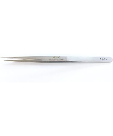 Alluring Eyelash Extension Tweezers - Straight Curved Semi Curved for Volume & Classic Eyelash Application(5A-SA 5B-SA 6A-SA 1-SA SS-SA 7-SA) (SS-SA)