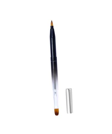 POPETPOP Lip Applicator Dual End Makeup Brush 2-in-1 Makeup Brush Lipstick Gloss Brush Lip Line Brush Eyeshadow Concealer Lip Gloss Applicator Lip Lip Liner Brush Double Head Travel